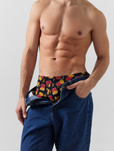 Трусы Mark Formelle 411213/24-4568П-5 картошка_на_черном - фото 2