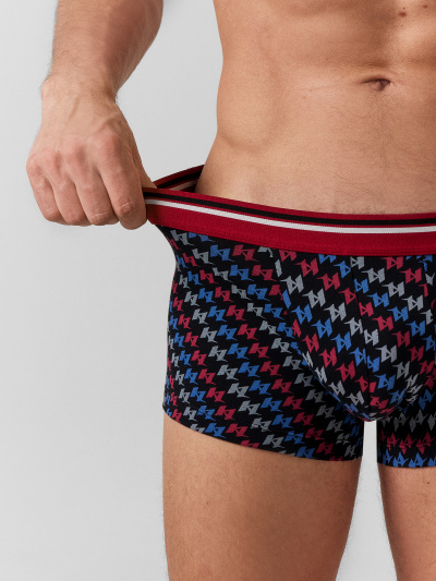 Трусы Mark Formelle 411215-3/25-5148П-5 синий_океан_вино_разноц._узор_на_черном - фото 6