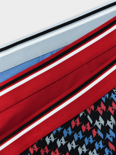 Трусы Mark Formelle 411215-3/25-5148П-5 синий_океан_вино_разноц._узор_на_черном - фото 5