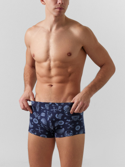 Трусы Mark Formelle 411216-2/24-4090П-5 мотодетали_на_глубоком_синем_черный - фото 12