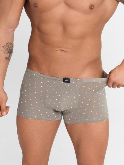 Трусы Mark Formelle 411216-2/24-4090П-5 треугольники_на_серо_зеленом_серый_меланж_4306_А - фото 5