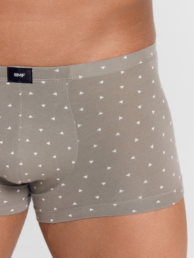 Трусы Mark Formelle 411216-2/24-4090П-5 треугольники_на_серо_зеленом_серый_меланж_4306_А - фото 2