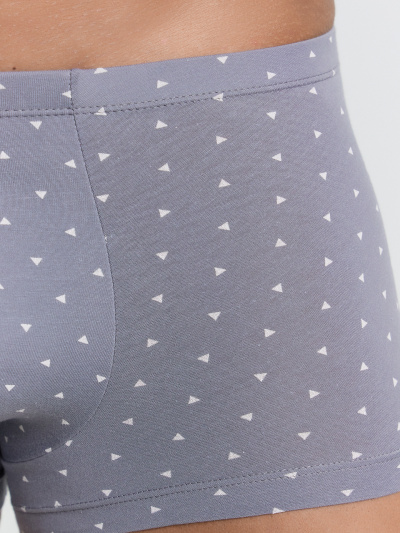 Трусы Mark Formelle 411216-2/24-4090П-5 треугольники_на_сизом_серый_пепел - фото 5