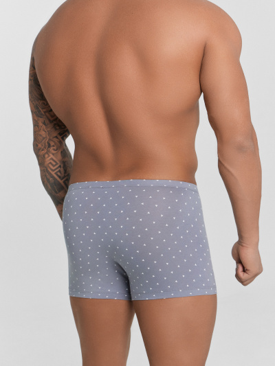 Трусы Mark Formelle 411216-2/24-4090П-5 треугольники_на_сизом_серый_пепел - фото 3