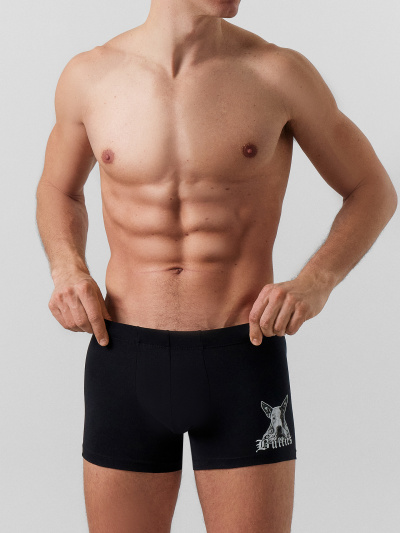 Трусы Mark Formelle 411220/25-4988П-5 черный_печать_1 - фото 5