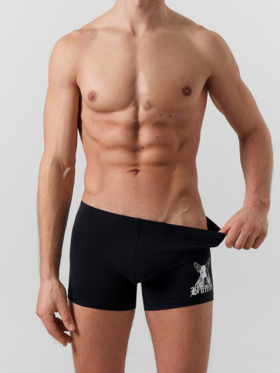 Трусы Mark Formelle 411220/25-4988П-5 черный_печать_1 - фото 4