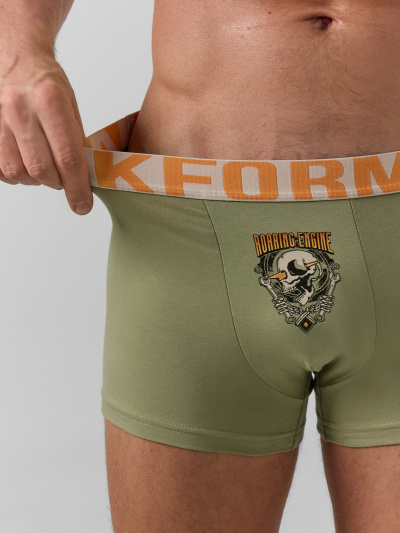 Трусы Mark Formelle 411228/24-4578П-5 зеленый_чай_печать_2_сл_на_ластовице - фото 7