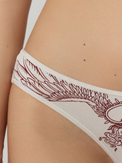 Трусы Mark Formelle 412286/25-99-35986Ц-5 тату_на_персиковом - фото 3