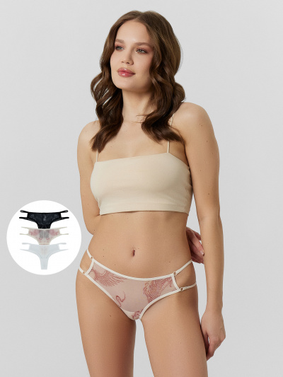 Трусы Mark Formelle 412438-3/25-22-ОБР36849Ц-16 тату_на_персиковом - фото 1