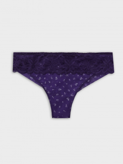 Трусы Mark Formelle 412613/24-78-ОБР30490Ц-16 цветочки_на_фиолетовом_010.2_Сублимация_поло - фото 5