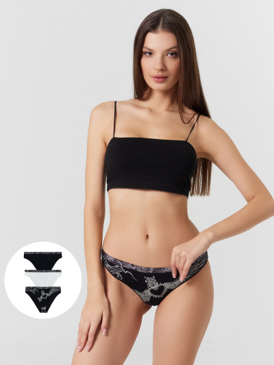 Трусы Mark Formelle 412619-3/25-11-34555Ц-5 тату_на_черном - фото 9