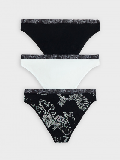 Трусы Mark Formelle 412619-3/25-11-34555Ц-5 тату_на_черном - фото 7