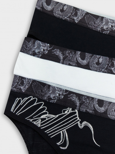 Трусы Mark Formelle 412619-3/25-11-34555Ц-5 тату_на_черном - фото 8