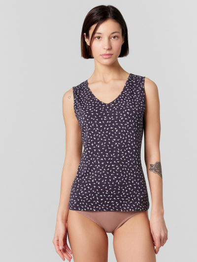 Майка Mark Formelle 422258/24-30193Ц-5 цветочки_на_антраците - фото 3