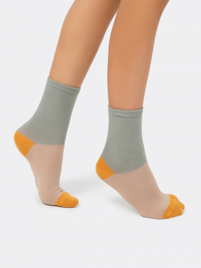 Носки Mark Formelle 430A-2071/B2-223430A кэмел_капучино_оливка_рис.2071 - фото 6