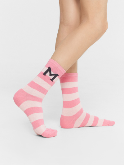 Носки Mark Formelle 430A-3066/B3-253430A-1 лиловый_белый_3_рис.3066 - фото 3