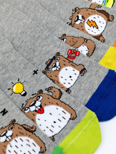 Носки Mark Formelle 430G-1345/B4-237430G серый_меланж_7_рис.1345 - фото 4