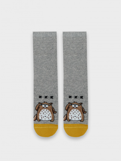 Носки Mark Formelle 430K-1345/B3-21430K-2 серый_меланж_рис.1345 - фото 3