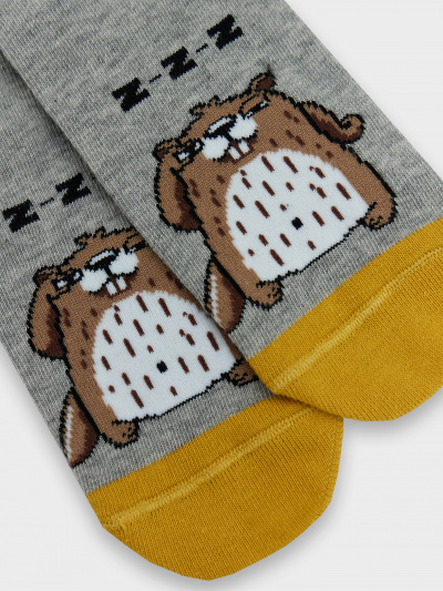 Носки Mark Formelle 430K-1345/B3-21430K-2 серый_меланж_рис.1345 - фото 6