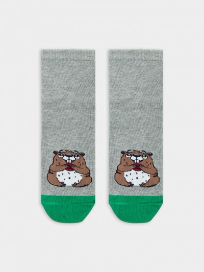 Носки Mark Formelle 430K-1348/B3-21430K-2 серый_меланж_рис.1348 - фото 1