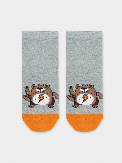 Носки Mark Formelle 430K-1349/B2-21430K-1 серый_меланж_рис.1349 - фото 1