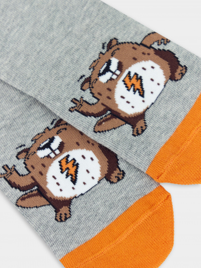 Носки Mark Formelle 430K-1349/B2-21430K-1 серый_меланж_рис.1349 - фото 2