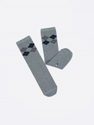 Носки Mark Formelle 430K-1493/B3-20430K-3 серый_меланж_рис.1493 - фото 2