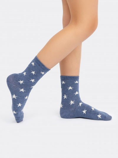 Носки Mark Formelle 430K-1762/B5-22430K св.джинсовый_меланж_рис.1762 - фото 4