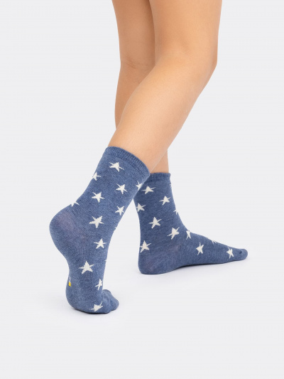 Носки Mark Formelle 430K-1762/B5-22430K св.джинсовый_меланж_рис.1762 - фото 1