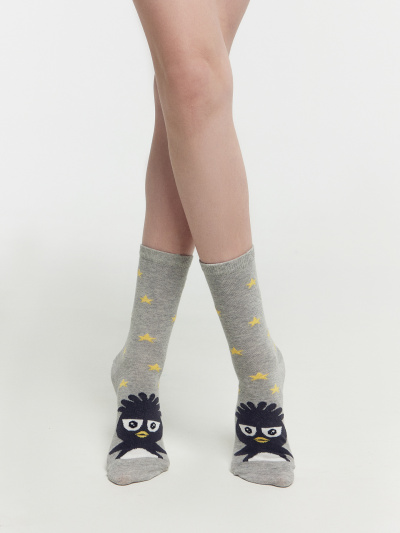 Носки Mark Formelle 430K-2705/B3-23430K-2 серый_меланж_рис.2705 - фото 1