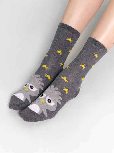 Носки Mark Formelle 430K-2705/B3-23430K-2 т.серый_меланж_рис.2705 - фото 1