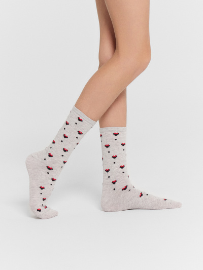 Носки Mark Formelle 430K-2945/B4-24430K-1 св.серый_меланж_рис.2945 - фото 1