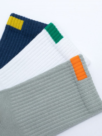 Носки Mark Formelle 444A-1937/B5-233444A джинсовый_св.оливка_белый_рис.1937 - фото 2