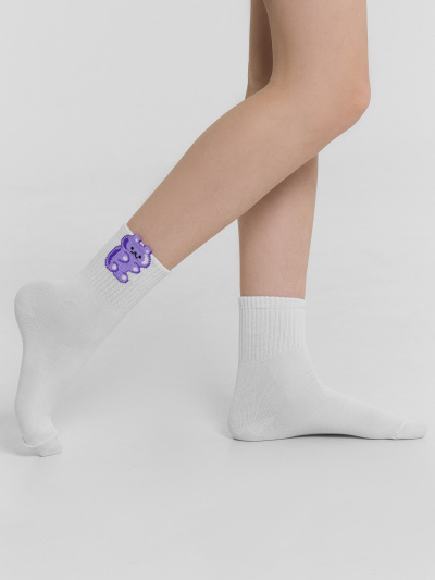 Носки Mark Formelle 444K-2845/B3-24444K белый_рис.2845 - фото 1