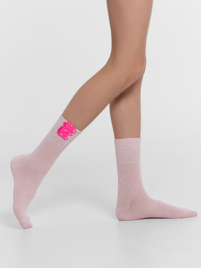 Носки Mark Formelle 444K-2845/B3-24444K розовый_меланж_рис.2845 - фото 1