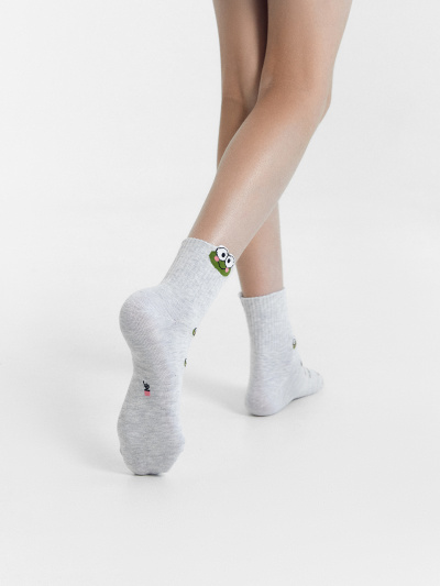 Носки Mark Formelle 452K-2782/B3-24452K-1 св.серый_меланж_рис.2782 - фото 1