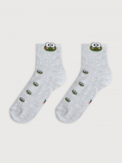 Носки Mark Formelle 452K-2782/B4-24452K-1 св.серый_меланж_рис.2782 - фото 3