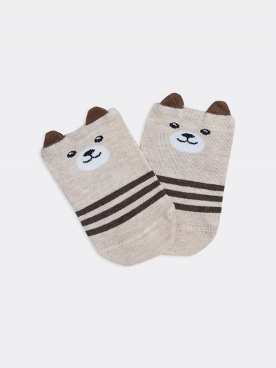 Носки Mark Formelle 453K-1654/B4-22453K бежевый_меланж_рис.1654 - фото 1