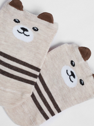 Носки Mark Formelle 453K-1654/B5-22453K бежевый_меланж_рис.1654 - фото 4