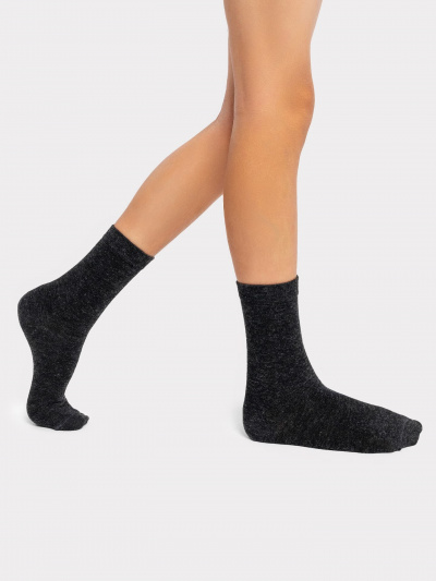 Носки Mark Formelle 459K-2191/B3-22-459K графитовый_меланж_рис.2191 - фото 3