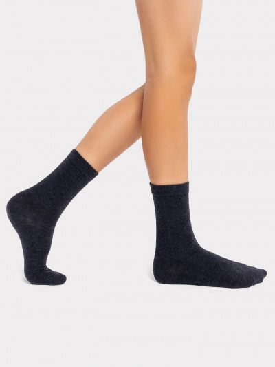 Носки Mark Formelle 459K-2191/B4-22-459K т.синий_меланж_рис.2191 - фото 1