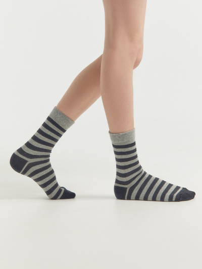 Носки Mark Formelle 461K-2451/B3-23461K серый_меланж_рис.2451 - фото 1