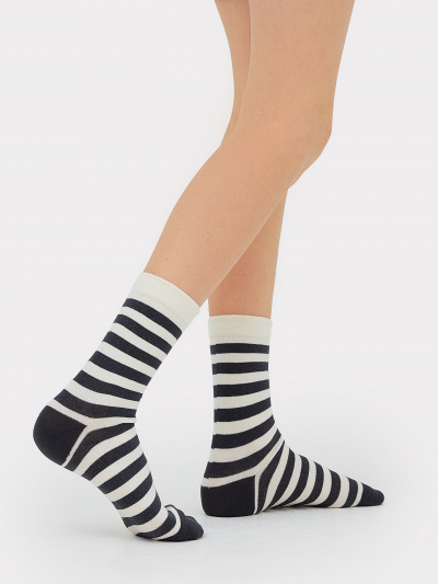 Носки Mark Formelle 461K-2451/B4-23461K молочный_рис.2451 - фото 2