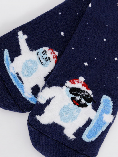 Носки Mark Formelle 500K-1824/B4-22500K-1 т.синий_рис.1824 - фото 2