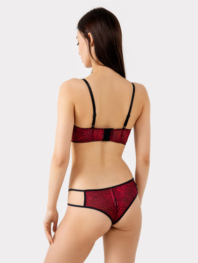 Бюстгальтер Mark Formelle 512421/24-ОБР27335Ц-10 абстракция_на_красном_010.2_Сублимация_полотна - фото 3