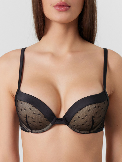 Бюстгальтер Mark Formelle 512450/24-28853Ц-10 черный_в_сердечки - фото 7