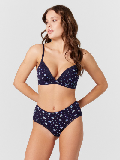 Бюстгальтер Mark Formelle 512503/24-27092Ц-1 цветочки_на_т.синем - фото 2