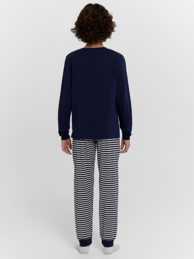 Брюки, джемпер Mark Formelle 563311/24-29455ПП-0 море_синяя_полоска_на_сером_3_сл_на_пол - фото 5