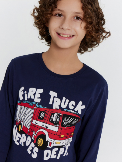 Брюки, джемпер Mark Formelle 563311/24-29455ПП-0 море_синяя_полоска_на_сером_3_сл_на_пол - фото 2