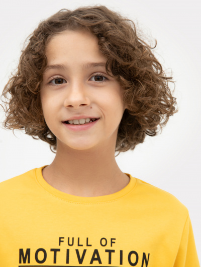 Брюки, джемпер Mark Formelle 563314/22/20285ПП-2 желтый_комиксы_2_сл_на_пол - фото 3